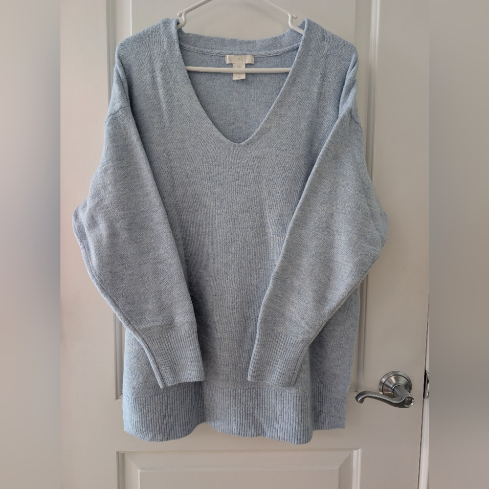 H&M Soft Sky V-Neck Sweater
